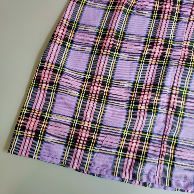 Plaid Mini Skirt for Girls