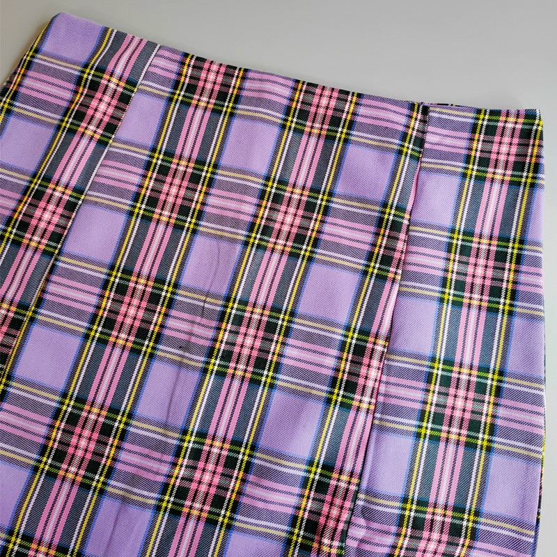 Plaid Mini Skirt for Girls