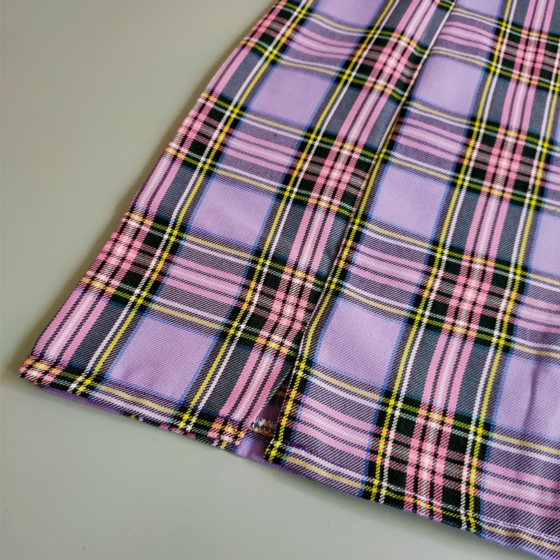Plaid Mini Skirt for Girls