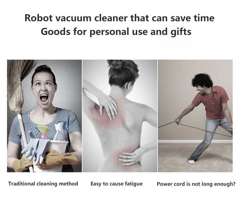 Robot Vacuum Cleaner with Remote Control