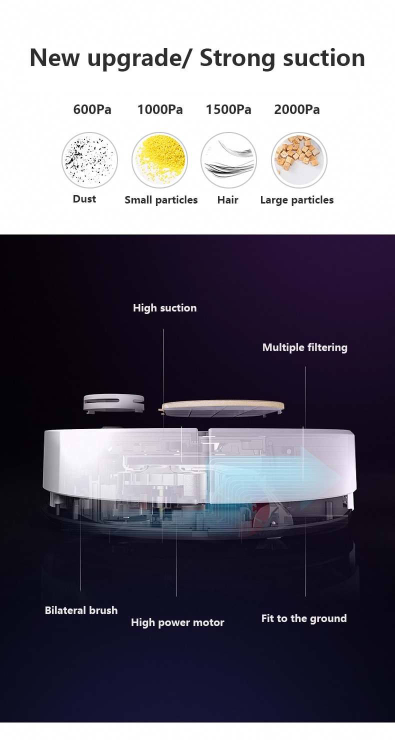 Robot Vacuum Cleaner with Remote Control