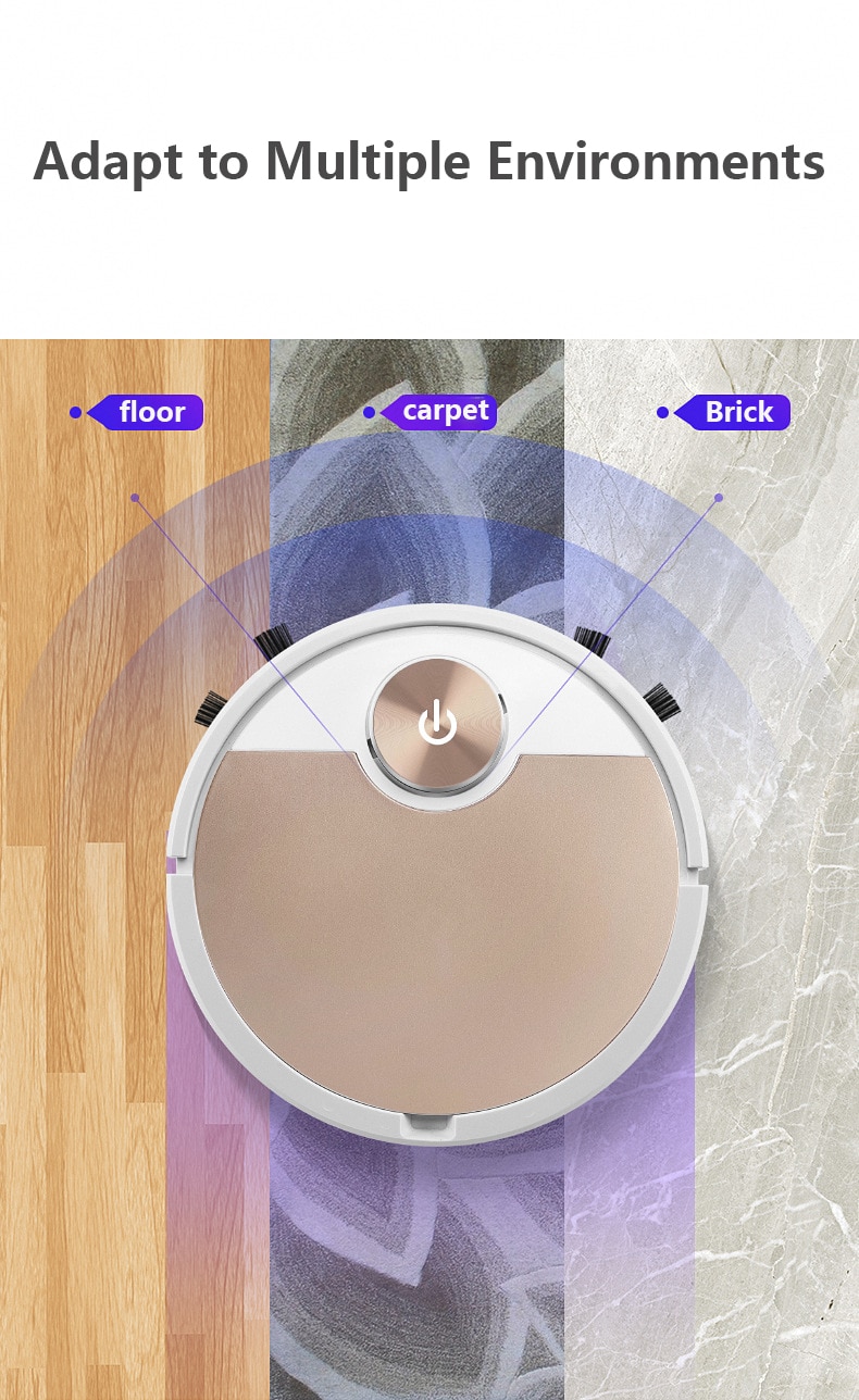 Robot Vacuum Cleaner with Remote Control