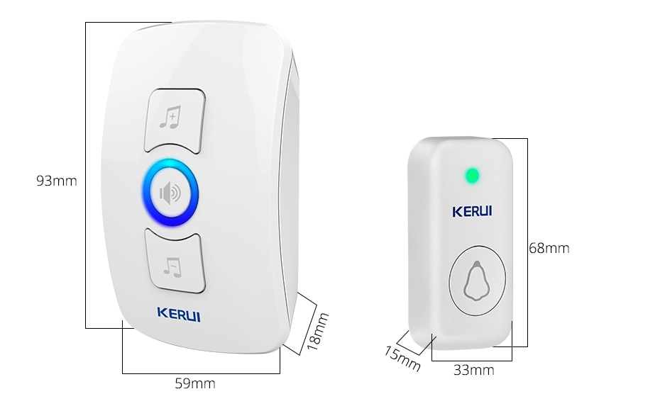 Songs Optional Waterproof Wireless Smart Doorbell Songs Optional Waterproof Wireless Smart Doorbell